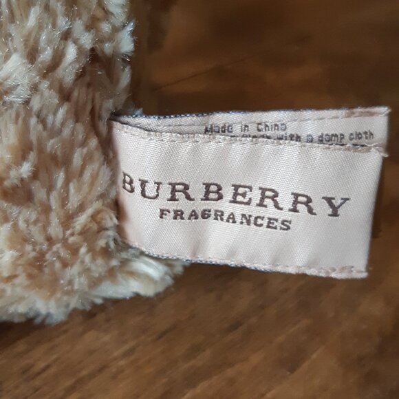 Rare! early 2000's Burberry Teddy Bear 12" Plush Russ Collab 2006 Collectible - Picture 4 of 6